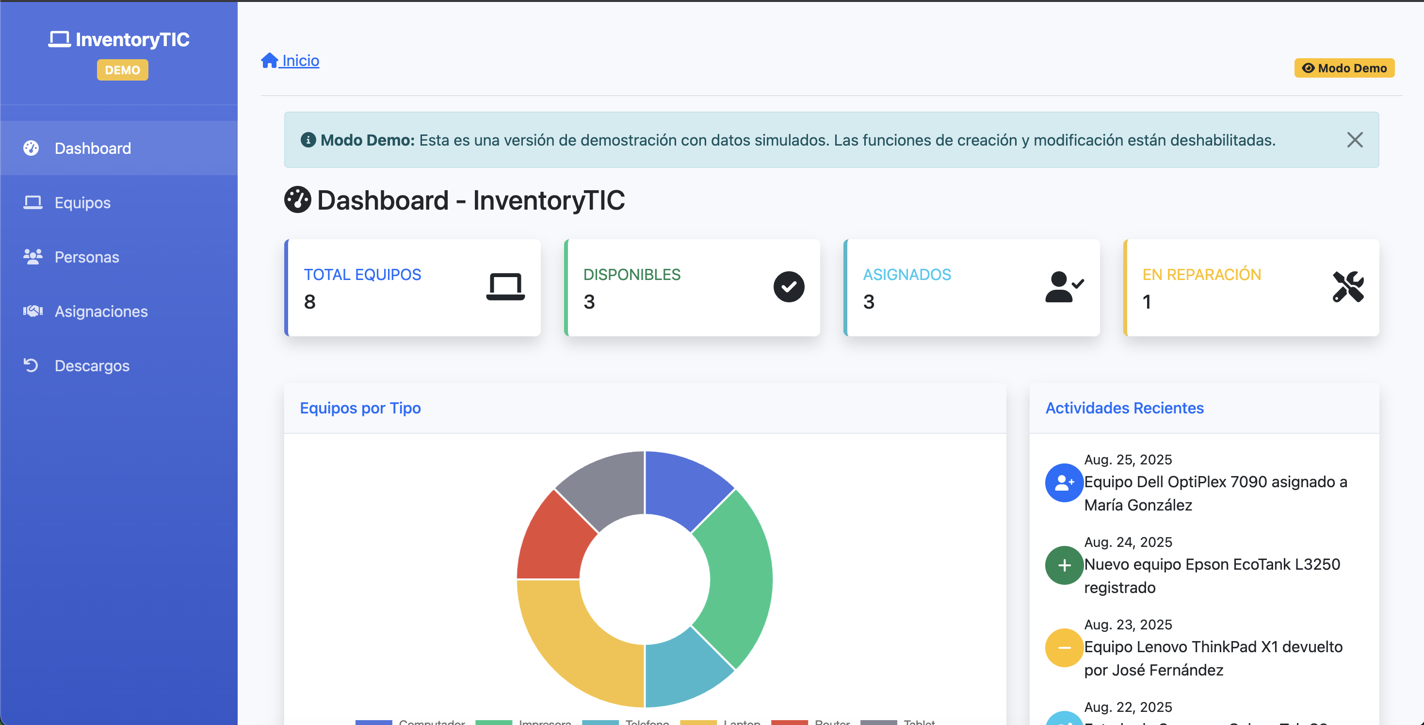 InventoryTIC - IT Asset Management